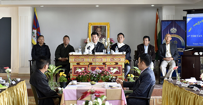 2018年3月27日，藏人行政中央司政洛桑森格為第六次西藏健康審查會議揭幕。