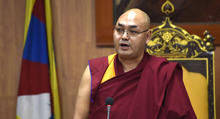 西藏人民議會議長堪布索南丹培。