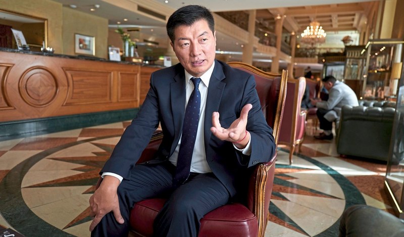 西藏流亡司政洛桑森格 (图片来源: DerStandard)