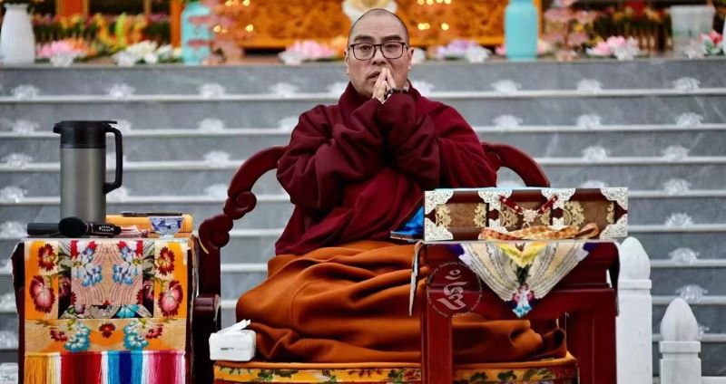 西藏知名學者洪嘎多杰仁波切.